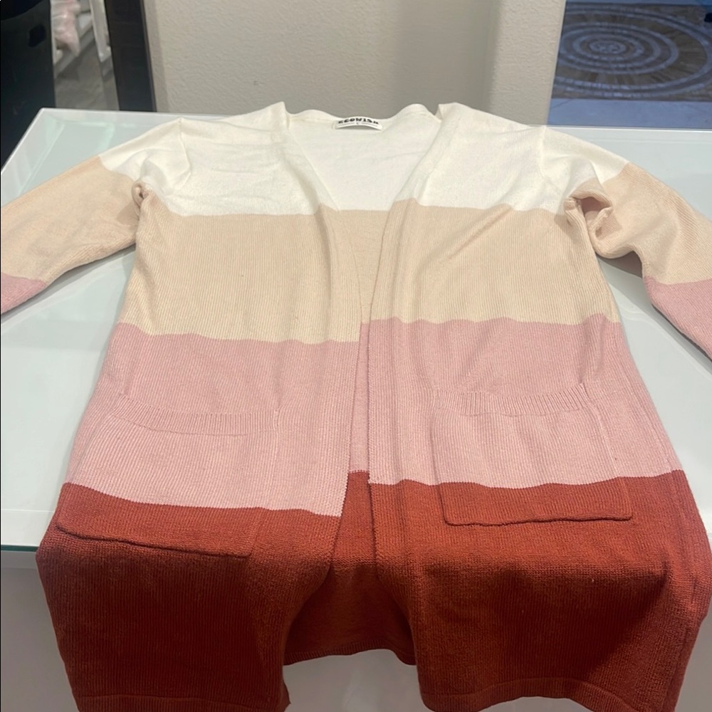 Colorblock Cardigan Sweater - Picture 3 of 6